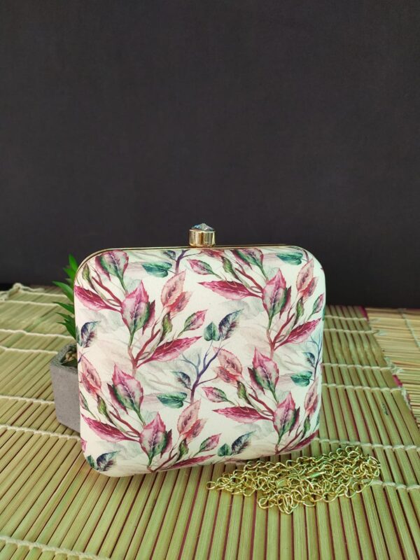 Floral Print Clutch